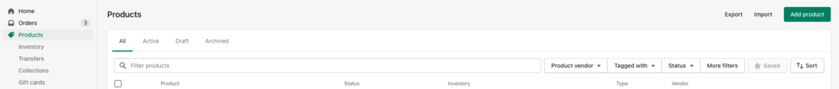 Add a product to Shopify