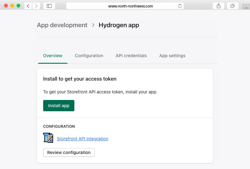 Install Hydrogen app